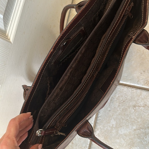 Brown fossil laptop bag - Picture 7 of 7